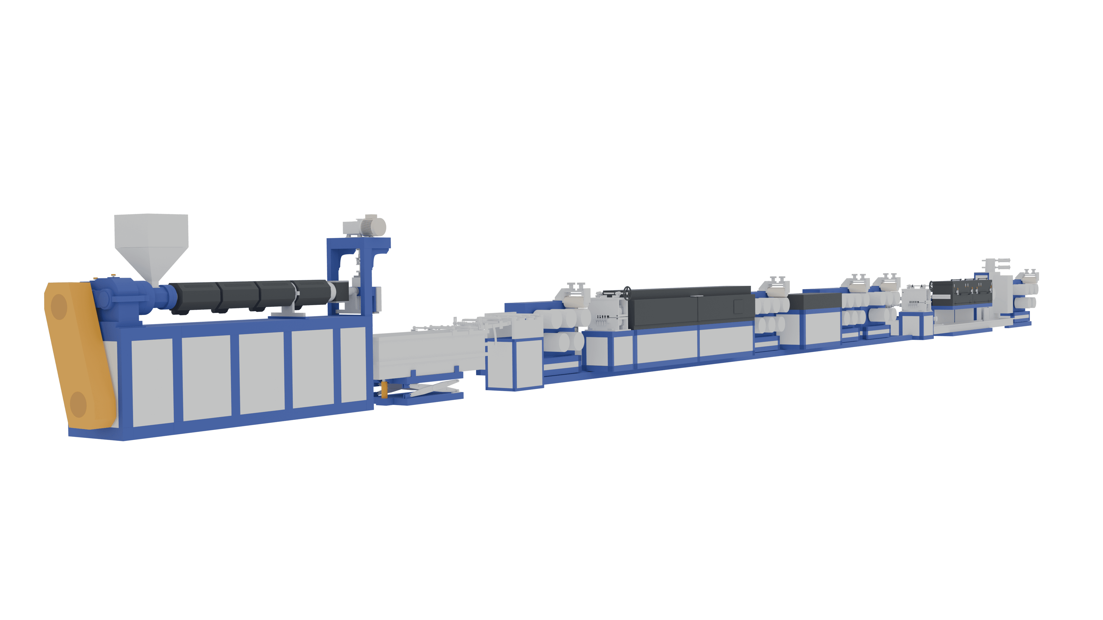 PET strap extrusion line